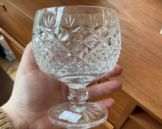 Set of 8 Vintage Cut Crystal Water Goblets - $168 + tax