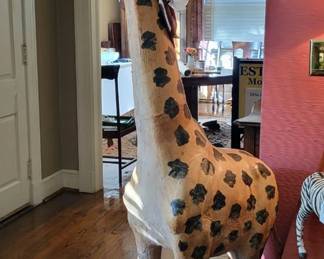 Vintage Leather Giraffe
