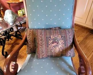 Vintage Upholstered Rocking/Nursing Chair