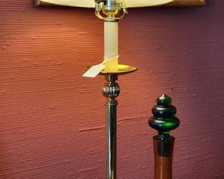 Brass Candlestick Lamp