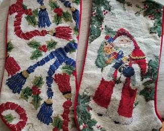 Needlepoint Christmas Stockings