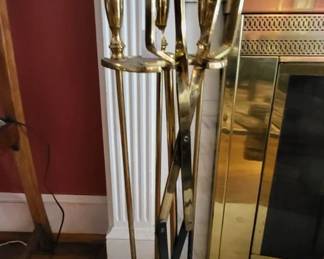 Brass Fireplace Tools