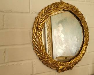 Vintage Round Mirror