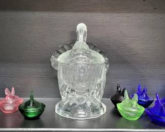 Hens on Nests and Tom Turkey