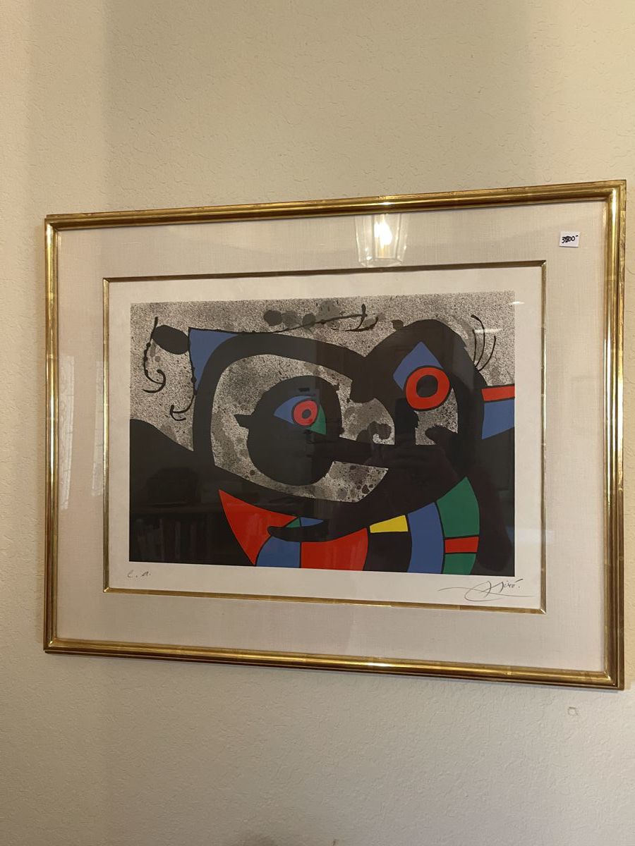 Miro Lithograph - With Gallerie COA