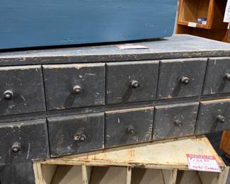 Wooden drawer cubbies