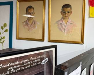 Vintage Watercolor Portraits