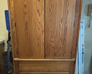 Wooden cabinet…another good storage option