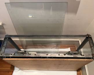 LARGE GLASS DISPLAY CASE