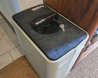 SentrySafe Survivor fire/waterproof safe.