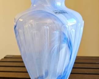 Vintage Murano art glass vase.