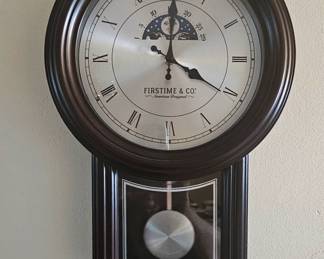 FirsTime & Co. Grand Pendulum Wall Clock.