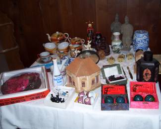 LOTS OF ASIAN DECOR (BROUGHT BACK FROM OVERSEAS)