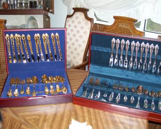 GOLDPLATED FLATWARE - STAINLESS FLATWARE