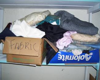 FABRIC IN BASEMENT