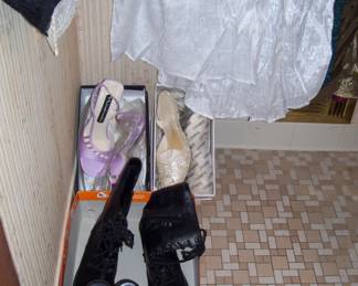 MORE FOOTWARE AND LADIES SILK TOPS