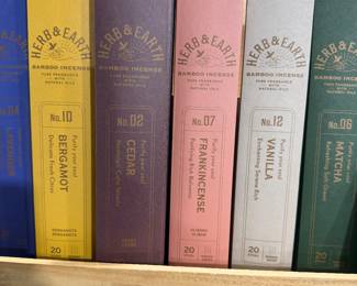 Incense (Bergamot, Frankincense, Cedar, Vanilla, and more)