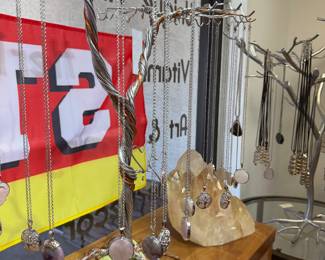 Tree of Life and Flower of Life Gemstone necklaces