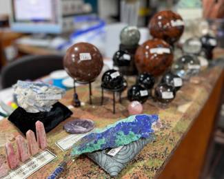 Crystal Specimens and spheres