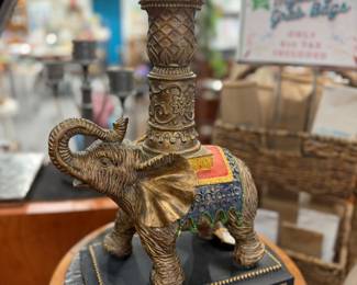 Vintage find (elephant candle holder)