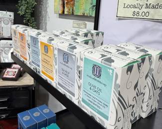 Locally made cold press soap, lotions and lip balms
