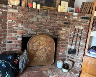 Lovely fireplace decor