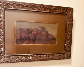 Antique framed art