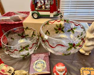 Christmas Glass Bowls