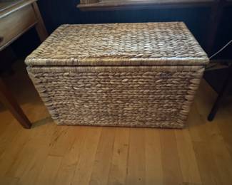 Woven Grass Storage Chest