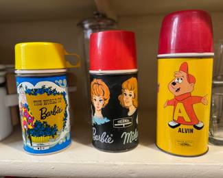 Vintage Cartoon Thermoses