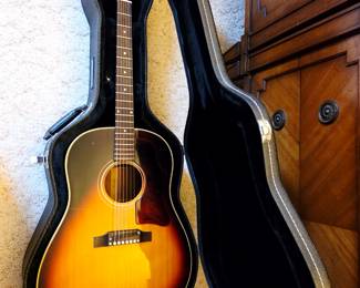 Vintage Gibson acoustic guitar