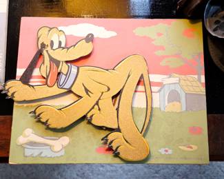 Mid century Disney 3D wall art