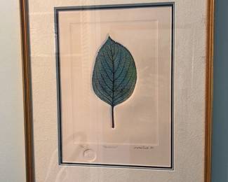 Botanical Print of a Leaf