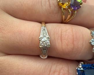 There is jewelry priced as "estate jewelry." These will not be sold for below spot prices for gold.