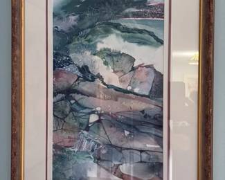 Abstract Watercolor Painting