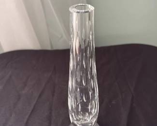 Cut Crystal Bud Vase 