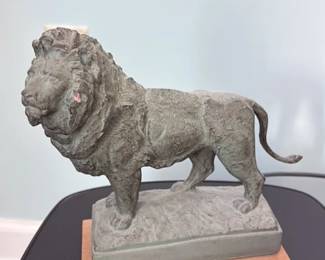 Bronze Lion Sculpture