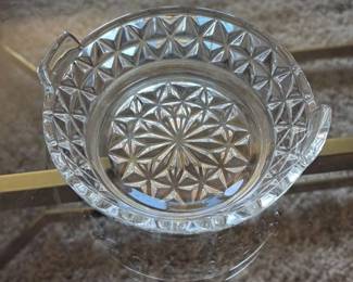Crystal Glass Ashtray