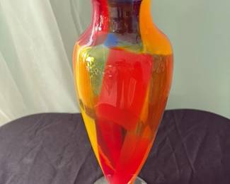 Murano Art Glass Vase 