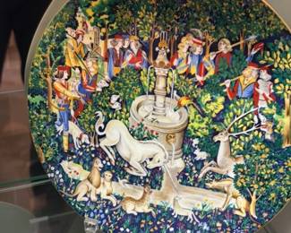 The Hunt of the Unicorn Decorative Plate