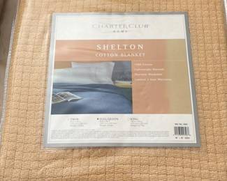 Charter Club Shelton Cotton Blanket