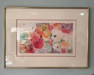 Floral Watercolor Painting by Anna C. Thorne