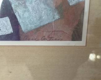 Abstract Mixed Media Artwork