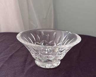 Crystal Footed Bowl 