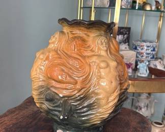 Vance F. Co. "Old English Sheepdog" Figural Planter