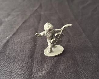 Pewter Miniature Figurine - Musician with Violin 