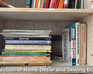 Collection of Home Decor and Sewing Books 