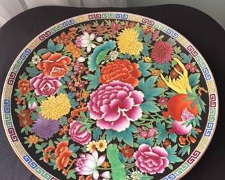 Chinese Famille Rose Porcelain Plate 
