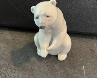 Lladro Polar Bear Figurine