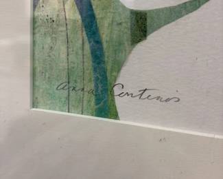 Floral Watercolor Painting by Anna Centenos 